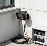 Caméra Ethernet pour Véhicules de Construction, Surveillance Industrielle, Caméra de Recul Antichoc IP68 pour Camions Benne/Bétonnières