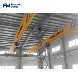 5 + 5 tấn 10 tấn điện dầm đơn Goliath cần cẩu trên không đi du lịch cần cẩu cầu dầm đơn - Product Image 2