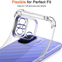 Funda Transparente de TPU con Airbag para Xiaomi Redmi A4 A3 PRO 14R 14C 13C 13R 12C 12 5G 10 10A 10C 9 9A 9C 9T 8 8A, Antigolpes y Suave