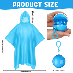 Impermeable Ligero para Todas las Estaciones, Poncho Impermeable para Adultos, Uso Individual, Unisex, para Viajes, Tours, Motocicleta - Product Image 2