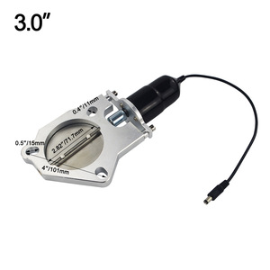 Válvula de escape eléctrica Poyracing de 2.5 y 3 pulgadas, tubo de acero inoxidable para modificación y mejora de automóviles - Product Image 4