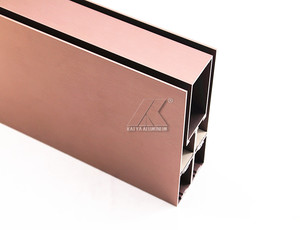 Pared exterior de aluminio, perfil de aluminio, materiales de construcción - Product Image 5