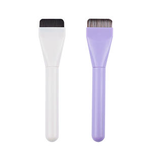 Brocha de Maquillaje Individual de Alta Calidad con Descuento, para Base Líquida, Cabeza Plana, Ultrafina, de Pelo Sintético, para Corrector Facial, de Plástico - Product Image 1