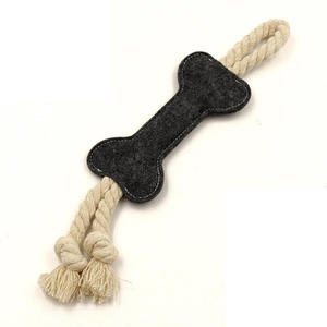Jouet <span class=keywords><strong>à</strong></span> mâcher en corde nouée pour <span class=keywords><strong>chien</strong></span>, durable, écologique, coloré, en forme d'os <span class=keywords><strong>à</strong></span> mâcher pour les dents, résistant <span class=keywords><strong>à</strong></span> l'usure, pour l'entraînement des chiens, vente en gros - Product Image 5