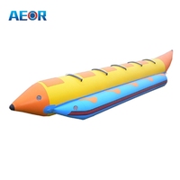 Bateau banane gonflable pour 10 personnes bateau banane à poisson volant gonflable avec prix d'usine pour le plaisir