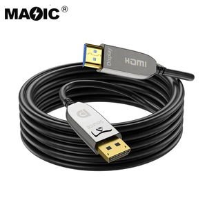 Cable de fibra óptica activa chapado en oro DP para HDMI 4K 60Hz 5m 10m <span class=keywords><strong>15M</strong></span> 20m a 100m Puerto de pantalla para HDMI PVC Jacket para HDTV - Product Image 5