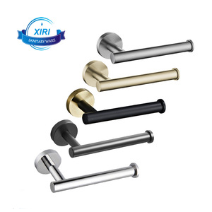 Porta carta igienica in acciaio inossidabile 304 porta rotolo da cucina e da bagno appeso sedile porta asciugamani di carta nera XR7011 - Product Image 1