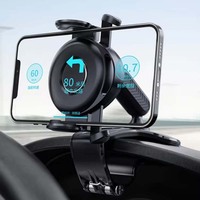 Vente chaude Réglable 360 cellule flexible Téléphone portable tableau de bord GPS Support de montage Noir Accessoires de voiture Smartphone Support