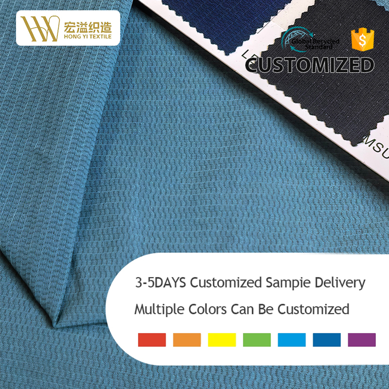 Custom Colors Eco-friendly Polyester/Spandex Four-Way Stretch Water Resistant Wicking Warp Lightweight Breathable Mesh Fabric