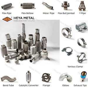 Prix d'usine, nouveau tuyau d'échappement 45*150*<span class=keywords><strong>250</strong></span> <span class=keywords><strong>mm</strong></span> pour voiture, acier inoxydable 201 avec tresse intérieure et <span class=keywords><strong>tube</strong></span> aluminisé - Product Image 6