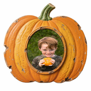 Mùa Thu Bí Ngô Hình Ảnh Khung 2.5X3.5 Inch Nhựa Khung Ảnh Màu Cam Trang Trí Nội Thất Cho Halloween Mùa Thu Tường Bàn Hiển Thị Quà Tặng - Product Image 1