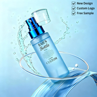 Muestra gratis Color personalizado 100ML 3,33 oz Botella de spray de perfume Botella de spray portátil Botella de spray de pequeño volumen transparente
