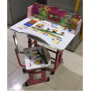 Made in China factory directly sale school furniture ergonomic kids study table desk