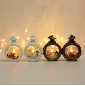 Lanterne LED portable ronde blanche <span class=keywords><strong>et</strong></span> <span class=keywords><strong>rouge</strong></span> pour la décoration <span class=keywords><strong>de</strong></span> Noël, veilleuse pour enfants, lumière <span class=keywords><strong>de</strong></span> Noël, ornement <span class=keywords><strong>de</strong></span> table - Product Image 6