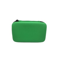 Étui de transport pour 42 bouteilles d'huiles essentielles, résistant à l'eau, sur mesure, couleur verte, léger, protecteur, portable, avec fermeture éclair et mousse.