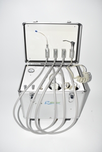 BL-603 Portable Mobile <strong>Dental</strong> <strong>Unit</strong> With Strong Suction With Built in Air Compressor <strong>High</strong> <strong>Quality</strong> - Product Image 2