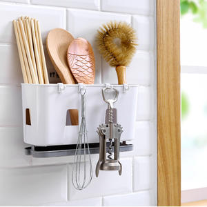 Porta Palillos de Pared <span class=keywords><strong>Ikea</strong></span>, Rectangular Blanco, Multiusos, Sin Perforaciones, Caja de <span class=keywords><strong>Almacenamiento</strong></span> para <span class=keywords><strong>Cocina</strong></span> - Product Image 4