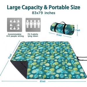 Durable Portable Foldable <b>Beach</b> Picnic <b>Blanket</b> Mat for Outdoor Activities for Hiking - Product Image 3