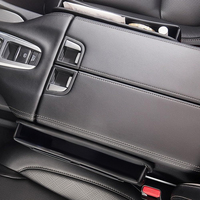 Organisateur universel en cuir pour l'espace entre les sièges et la console de voiture, SUV – Empêche les objets de tomber