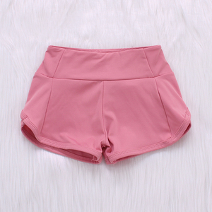 Pantaloncini Yoga per Neonati e Bambini Personalizzabili ODM/OEM, Pantaloncini <span class=keywords><strong>Corti</strong></span> Monocolore - Product Image 2