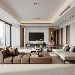 Muebles de Madera Modernos y Contemporáneos, Mueble de TV Personalizado, Librería de Almacenamiento para Sala de Estar, Comedor, Diseño que Ahorra Espacio - Product Image 5