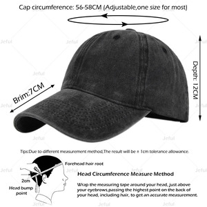 Bán Buôn 6 Bảng Điều Chỉnh Trống Không Cấu Trúc Bông Rửa Sạch Đồng Bằng Mũ Bóng Chày, Retro Có Thể Điều Chỉnh Cha Mũ Cho Nam Giới Phụ Nữ - Product Image 2