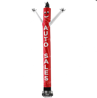 Conception personnalisée Logo publicitaire gonflable Wave Man Air Sky Dancer avec accessoires de ventilateur soufflant