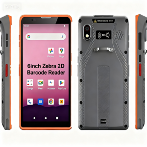 6Inch Ngựa Vằn 2D Máy Quét Mã Vạch Đầu Đọc <span class=keywords><strong>Android</strong></span> 12 GMS Máy Tính Cầm Tay <span class=keywords><strong>NFC</strong></span> 4G Gồ Ghề Mini Kho Dữ Liệu Thu Thập Cổ Phiếu 4 + 64GB - Product Image 2