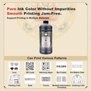 Wiseprint 45 para Cartucho de 1000 ml, Tinta de Secado Rápido a Base de Agua para Impresoras de Inyección de Tinta HP, Diseño de Ropa, <span class=keywords><strong>CAD</strong></span> y Ploteo de Etiquetas - Product Image 5