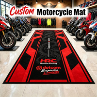 Tapis de moto antidérapant sur mesure, tapis de sol pour garage de moto, atelier, exposition de motocross