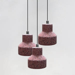 Lámpara de Araña Moderna de <span class=keywords><strong>Cemento</strong></span> Terrazo para Escalera, Estilo Loft Retro Trompeta - Product Image 3