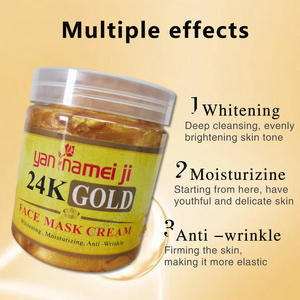Crema Viso e Mani OEM Naturale con Collagene e Oro 24K, Sbiancante, Anti-Età, Illuminante, Formato da Viaggio, Maschera per la Cura <span class=keywords><strong>della</strong></span> Pelle - Product Image 4
