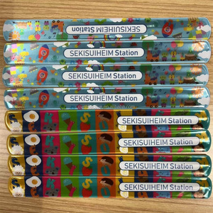 Bandes de pression de réflecteur Brassards de claque fluorescents Bandes de réflecteur Bandes de sécurité de claque de haute visibilité pour des enfants adultes - Product Image 3