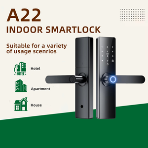 2026 A22 Tuya WiFi TTLock Bluetooth Smart Door Lock Biometric Fingerprint Keyless Digital Lock for Wooden Door OEM Digital Lock - Product Image 6