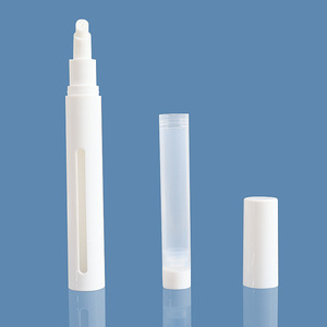 ปากกาเครื่องสำอางแบบกดปลายซิลิ<span class=keywords><strong>โคน</strong></span>แบบเติมได้ใช้ซ้ำได้ขวดพลาสติกสำหรับนวดหนังศีรษะน้ำมันเซรั่มปลูกผม - Product Image 2