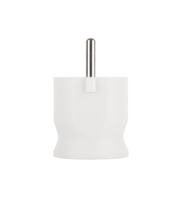 Adaptateur de prise électrique Pheiyon 16A 250V AC, convertisseur de prise EU KR à deux broches, CE IP20, garantie de 2 ans, noir/blanc PP
