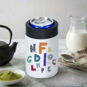 12oz Double-Layer Vacuum Insulated Can 304 Stainless Steel Thermal <b>Cup</b> Beer Cola Can Easy-Open Portable Car Use Gift <b>Cup</b> 6-12hr - Product Image 2