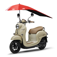 Parasol de moto personnalisé avec logo, protection UV, imperméable, pare-soleil universel pour scooter électrique