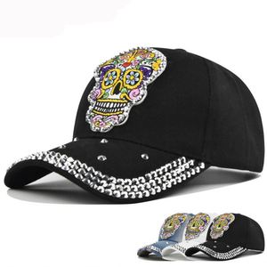<b>Women</b> Men Curve Brim Denim Baseball <b>Caps</b> Snapback <b>Cap</b> Wholesale Bling Baseball <b>Caps</b> With Rhinestone - Product Image 1