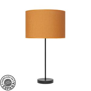 Lampe de table 1xE27 noire et orange, dimensions 63x30x30cm, idéale pour l'éclairage décoratif et fonctionnel dans les espaces modernes. - Product Image 1