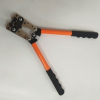 Pince à sertir les cosses en fil d'acier HX-50B 6-50mm² robuste pour câbles Cu/Al avec cliquet (AWG10-1/10)