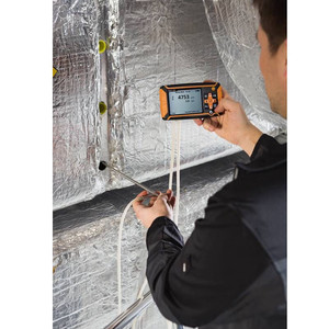 Anémomètre de débit d'air Testo, Testo420, mesureur de débit d'air, de température et d'humidité au plafond - Product Image 3