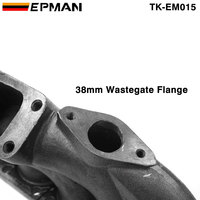 Collecteur d'échappement EPMAN Turbo T3 pour VW Golf 4 VR6 2.8L 24V Fit 38MM Wastegate EP-EM015