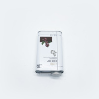 Vente d'usine Boîte en fer blanc carrée de 300g pour grains de café avec valve de dégazage Logo personnalisé Emballage alimentaire pour bonbons et chocolat