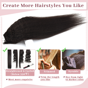 K.swigs OEM Extensions de cheveux chinois à double trame, très résistantes, à ondulations naturelles, noires, pour femmes, en cheveux humains naturels, très demandées - Product Image 5
