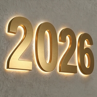 Lettres en acrylique découpées au laser avec rétroéclairage LED pour enseignes de salon, devantures de magasins, bars et publicités de bâtiments