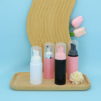 Bouteilles cosmétiques en PET pour shampoing et gel douche avec bouchon à vis et logo sérigraphié pour shampoing et savon moussant