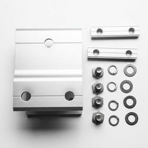 Kit de Conector de Viga Solar de Aluminio Anodizado Personalizado OEM, Conector de Viga Principal PV con Juego Completo de Pernos de Acero Inoxidable - Product Image 1