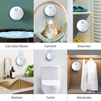 Désodorisant et purificateur intelligent pour animaux de compagnie (chiens et chats) avec capteur LED pour la santé respiratoire et le nettoyage