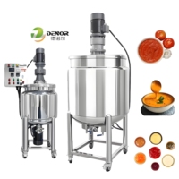 Plateforme de travail pour le chauffage, le mélange et la pasteurisation du lait et des jus de fruits - Prix du réservoir